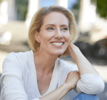 Mature person portrait illustration